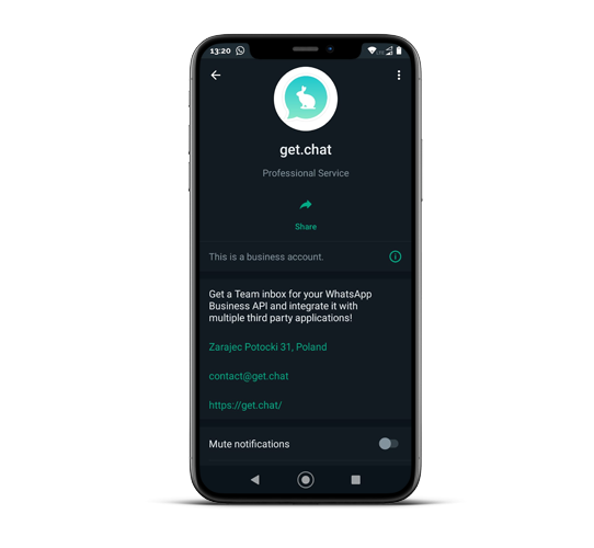 WhatsApp Business API get.chat business profile 1 3 - WhatsApp Business API WhatsApp Business API get.chat business profile 1 3 get.chat WhatsApp Business API