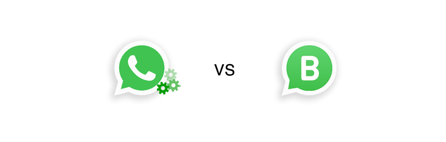 WhatsApp Business App vs API getchat get.chat WhatsApp Business API