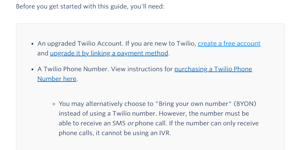 twilio prerequisites get.chat WhatsApp Business API